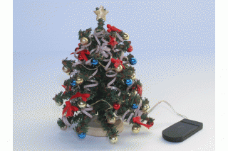 Maßstab 1:12 Geschmückter Weihnachtsbaum Miniatur Puppenstube/Weihnachten #14#