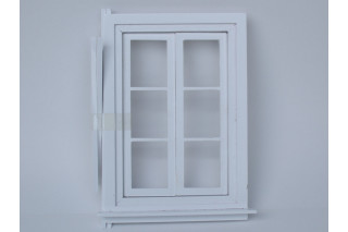 Fenster weiß, zweiflügelig