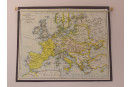 Historische Landkarte um 1740