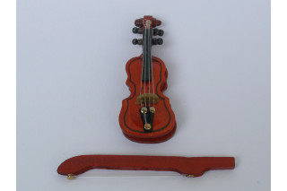 1:12 Puppenhaus Miniatur Musik Instrument Violine Modell B7M5 Mini Instru Y5F8 