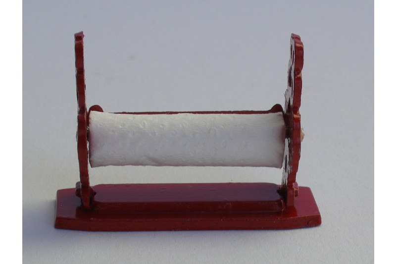 Papierrollenhalter 1:12 Puppenhaus Miniatur Puppenstube 