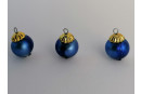 Weihnachtsbaumkugeln-blau, 3 Stück - Neuheit 2019