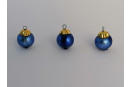 Weihnachtsbaumkugeln-blau, 3 Stück - Neuheit 2019