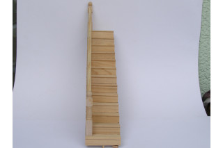 Los 1:12 Puppenhaus Miniatur Holz Treppengeländer DIY Modell ZubehXUI 12 Stück 