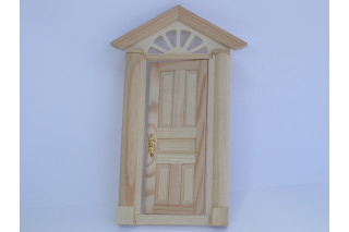 1/12 Holz 8 Scheiben Rahmen Tür Fenster Teile für Puppenhaus Zimmer DIY 