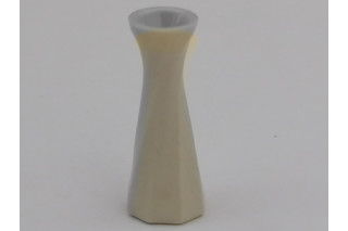 Vase beige/wei&szlig; - Neuheit 2023
